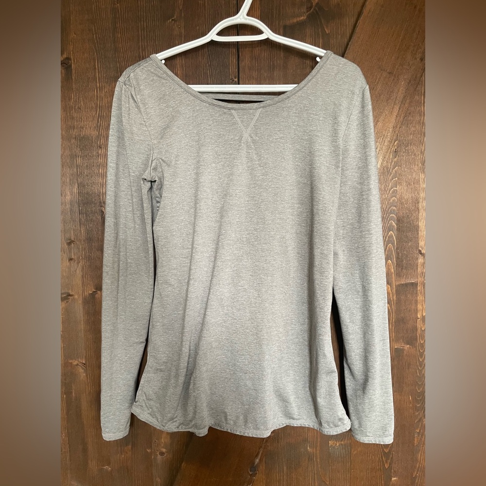 Roxy open back long sleeve top